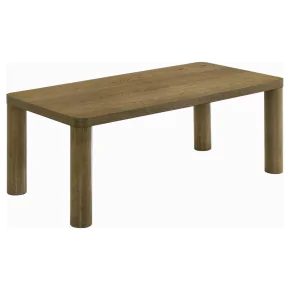 Coaster Fine Furniture 710858 Castlewood - Engineered Wood Cocktail Coffee Table - Brown Oak