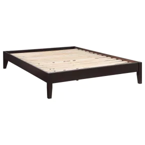 CoasterEssence 300555Q Hounslow - Queen Universal Platform Bed - Cappuccino