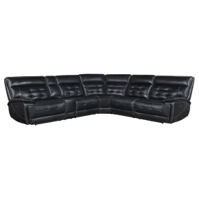 Coaster Fine Furniture 609610PPB3 Hewitt - RAF Dual Power Recliner, Box 3 of 3 - Black
