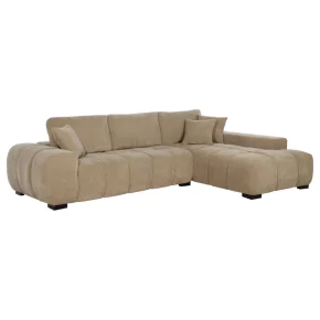 Coaster Fine Furniture 509961B2 Octavia - RAF Chaise With Pillows, Box 2 of 2 - Camel