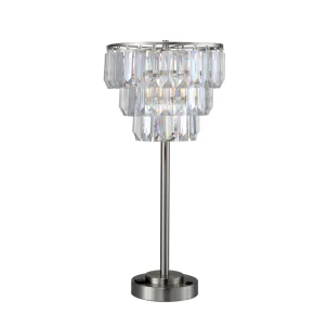 Furniture of America L76936T Meg - Table Lamp - Clear