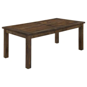 CoasterEveryday 107041 Coleman - Rectangular Dining Table - Rustic Golden Brown