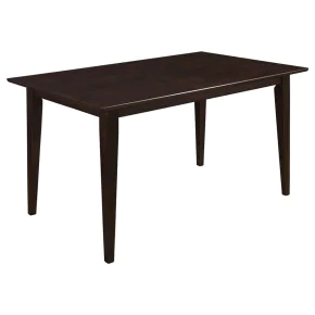 CoasterEveryday 100771 Gabriel - Rectangular Wood Dining Table - Cappuccino