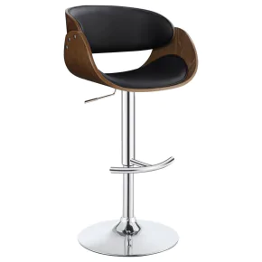CoasterEssence 104965 Dana - Adjustable Bar Stool - Black And Chrome