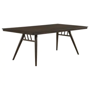 CoasterEssence 115271 Wes - Rectangular Wood Dining Table - Dark Walnut