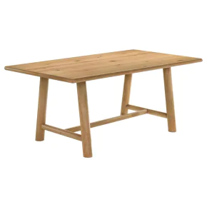 Coaster Fine Furniture 193651 Duncan - 71" Rectangular Wood Dining Room Table - Washed Oak