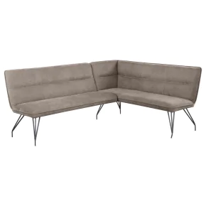 Coaster Fine Furniture 108496 Dodson - Fabric Upholstered L-Shaped Nook Dining Bench - Taupe